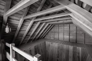 Interior of reconstructed ice house
